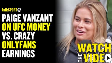 paige vanzant only fans video|Paige VanZant changes her mind about OnlyFans